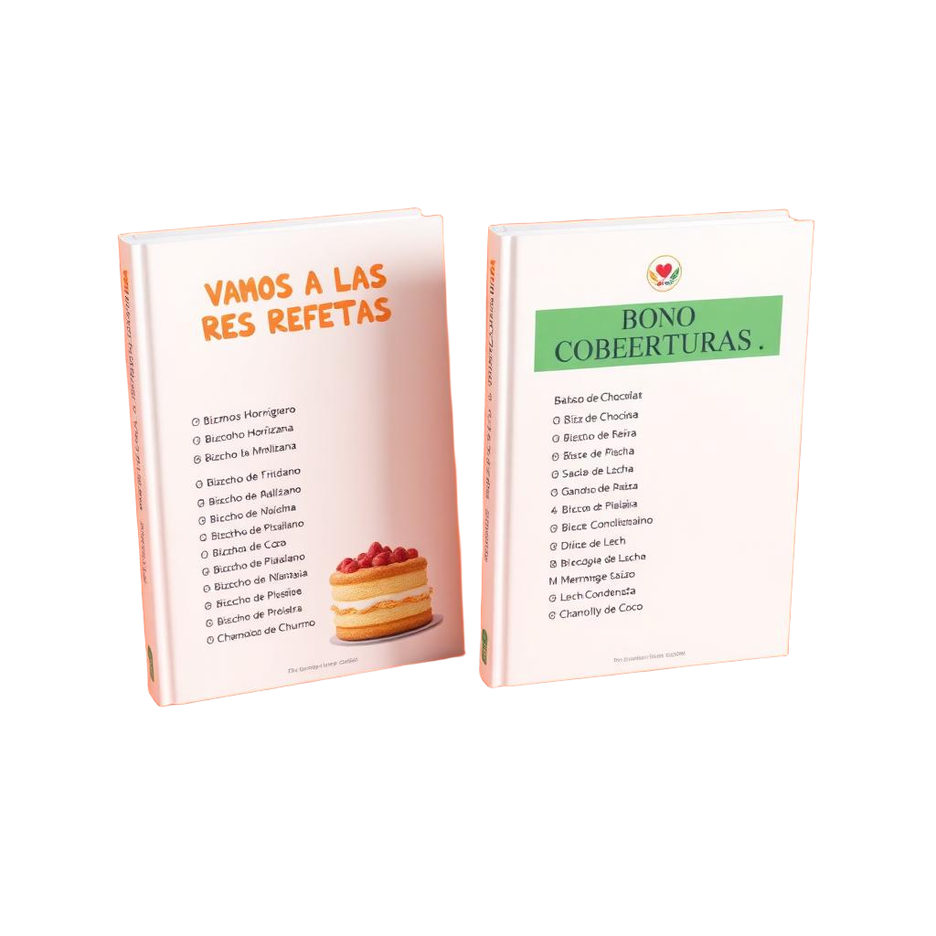 Recetario ebook mockup